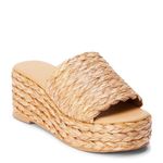 BEACH by Matisse Womens Peony Platform Athletic Sandals Casual High Heel 3" & Up - Blue, Cognac, 8 UK