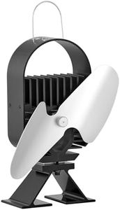 Ecofan® AirDeco I, Superior Performance Stove Fan, Heat Powered, Contemporary Style. Low Start Temperature, 160CFM Nickel Blade, Mid-Sized