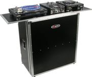 Odyssey Innovative Designs FZF5437T Flight Zone 54 Wide, 37 High Foldout Combo Dj Table, Black