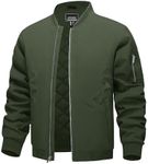 TACVASEN Mens Zip Up Jacket Without