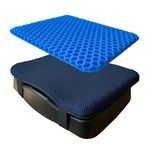 BridgeShine Rowing Machine Seat Cushion,Anti Slip Gel Rower Mat Pad Compatible Concept 2 Water Hydrow Magnetic Rowing Machine Recumbent Bike for Home,Accessories with Straps