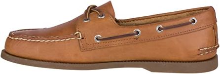 Sperry Men's Authentic Original 2-Eye Leather Boat Shoe, Sahara, 10 M US