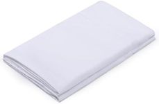 HBHLFZ Queen Flat Sheet Only,Soft and Breathable Brushed Ultra-Fine Fiber Bed Sheets - Hotel Grade Bed Sheets - No Wrinkles,Shrink Resistant and Fade Resistant-Easy to Care for（Queen，White）