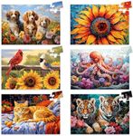 6 Packs Large Piece Puzzle for Seni