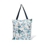 The Purple Tree Printed Canvas Tote - 1 Pc, Stylish Bags For Women