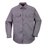 Portwest Bizflame 88/12 FR Shirt, Size: XL, Colour: Grey, FR89GRRXL