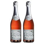 Tautila Espumoso Rosado Non-Alcoholic Sparkling Rose Wine 750ml (2 Bottles)