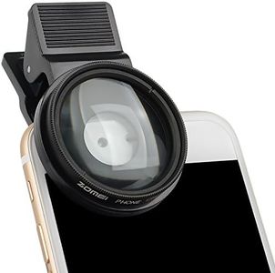ZoMei Filtro para teléfono móvil Lentes para moviles Profesional 37 mm 12.5X Cierre Macro Filtros Lente 37 mm Clip iPhone Samsung Android La mayoría de los teléfonos Inteligentes
