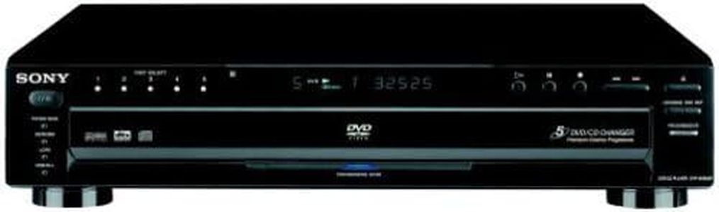 Sony DVPNC665P/B 5-Disc Progressive Scan DVD Changer, Black (Renewed)