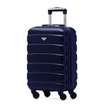 Flight Knight Lightweight 4 Wheel ABS Hard Case Suitcases Cabin Carry On Hand Luggage Approved for Over 100 Airlines Including easyJet, British Airways, RyanAir, Virgin Atlantic, Emirates & Many More