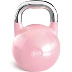 PRISP Steel Competition Kettlebell Weight - Pro Grade, Heavy Duty Cast Steel