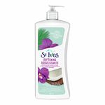 St. Ives Softening Body Lotion for soft, silky skin Coconut Milk & Orchid paraben-free dry skin moisturizer 600 mL