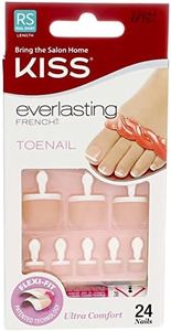 Kiss Everlasting French Toenail Real Short Length 53244 by Kiss