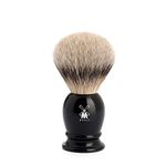 Shaving Brush with Badger, Handle Material High-Grade Resin Black