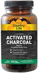 Country Life - Activated Charcoal 260 mg. - 180 Capsules