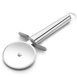 Signoraware 100% Stainless Steel Pizza Cutter, Sandwich & Pastry Cake Cycle Cutter, Sharp, Wheel Type Cutter, Pack of 1, Multicolour