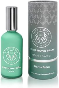 BART'S BALM Aftershave Balm 100ml Handmade–Sandalwood Oil After shave Balm Men -Argan Oil - Sensitive Post Shave Balm Men