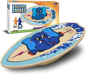 WALIKI Wood Balance Board | Ages 3-8 | Toddlers and Kids | Blue