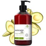 Avocado Bio Cold Pressed Oil Organic Massage Oil, Baby Skin, Body Oil, Hair, Facial, Natural Oil Face Serum Dry and Damaged Hair Organic Hair Oil 250 ml 8.8 fl oz