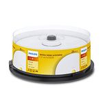 Philips - 25 x CD-R - 700 MB ( 80min ) 52x - ink jet printable surface - storage media