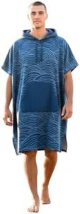 Malo’o Nalu Surf Poncho Changing Robe with Hood, Soft Absorbent Towel Poncho for Kids & Adults, Beach, Surf, Swim & Pool Changing Towel