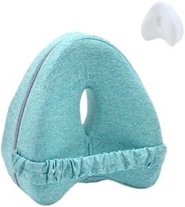 Oreiller Jambes Orthopédique. Coussin Ergonomique Releve-Jambes. Coussin Genoux pour Dormir Sur le côté avec Memoire Forme pour Soulagement de Douleur au Dos, Hanches, Sciatique et Articulaires.