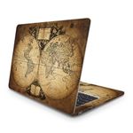 Sticker Master Old Historic World Map Art Laptop Vinyl Sticker Skin Cover 13 14 15 Inch Notebook Decal for MacBook Asus Acer Hp Lenovo Huawei Dell Ms Toshiba 15.6 inch (38x27 cm)