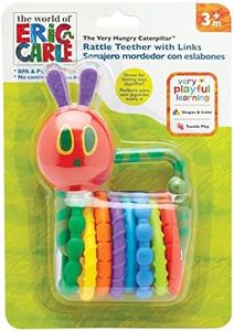 World of Eric Carle, The Very Hungry Caterpillar Rattle Teether with Links