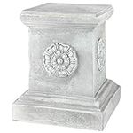 English Rosette Garden Sculptural P