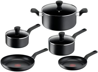 Tefal Comfort Hard Anodised Non-Stick 5 Piece Set, B483S517