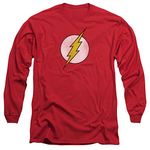 The Flash Logo Distressed, Red, XX-Large