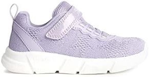 Geox Girls ARIL Sneaker, LILAC, 3.5 Big Kid US