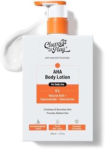 Chemist at Play AHA Body Lotion with 5% Natural AHA| Niacinamide| Shea Butter | For Exfoliating Dry & Dead Skin Cells| Deep Nourishment & Radiant Skin | Skin Brightening Lotion | 236ml