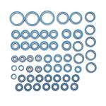 55PCS RC Bearing Kit,RC Car Sealed Bearing Kit,Upgrade Steel Deep Groove Ball Bearings Parts for 1/10 RC Crawler Car