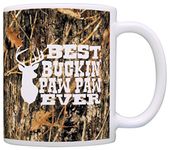 Grandpa Gifts Hunting Camo Best Buckin' Paw Paw Ever Gift Coffee Mug Tea Cup Camo