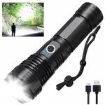 Lylting LED Flashlights High Lumens Rechargeable, 990,000 Lumens Brightest Handheld Flashlight, 5 Modes Powerful Multifunctional Flash Light Waterproof Flashlight for Home Camping…