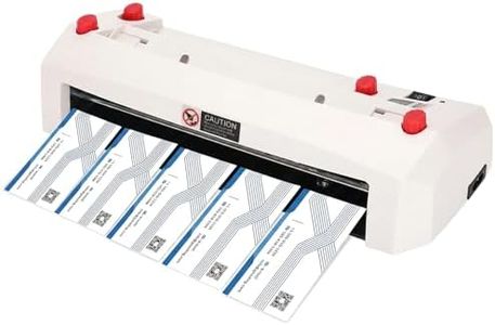 Electric Business Card Cutter 110V – Automatic Business Card Cutter Binding Machine for 90×54mm (3.5"x2.1"), 120-300g Paper, Safe Enclosed Blades. Ideal for Office, Home, School & Print Shop