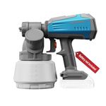 Tilswall Cordless Paint Sprayer Shark700 with 90000RPM Brushless Motor, Spray Paint Gun Compatible with Dewalt 20V Battery(No Battery), 1300ml Easy Side-Fill, 3 Patterns, Ideal for House Painting