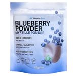 Organic Blueberry Powder - 100% Canadian Blueberries, Pure, No Sugar Added, All Natural For Smoothies & Baking, Non-GMO, Vegan, Grown In BC, Canada