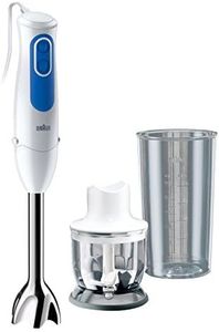 Braun Household 700W Hand Blender, 2 Speed Levels with Turbo Function for Easy One-Hand Operation