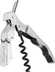 Prostuff.in Stainless Steel All-in-One Corkscrew Wine Bottle Opener and Foil Cutter Silver Color 1 Pcs