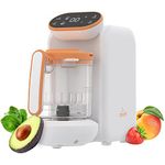 Quook 5-in-1 Baby Food Maker by Quark- Easy-to-Use Baby Food Processor - Baby Bottle Warmer, Steamer, Blender and Food Processor - Self Cleaning, Sterilizing & Dishwasher Safe - Baby-Safe Materials