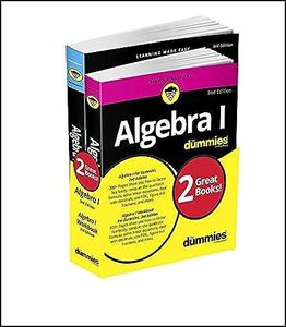 Algebra I For Dummies Book + Workbook Bundle