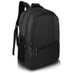 Half Moon Valex Unisex School Bag/ 15.6 inch Laptop Backpack/College Bagpack/Office Back Packed for Men Women | School Bags for Boys Girls with Small Pockets & Laptop Compartment (Black)