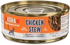 KOHA Minimal Ingredient Chicken Stew for Cats, High Protein Limited Ingredient Wet Cat Food, 5.5oz Cans (Case of 24)