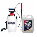 Spear and Jackson - 5L Path and Patio Cleaner - 5L Pressure Sprayer - Concentrated Patio Cleaner - Pressure Washer Detergent - Lichen Control - Biodegradable
