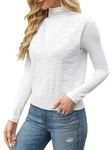 Tanou Ladies Tank Tops Knitted Plaid Sweater Vest for Women Solid Basic Sleeveless Jumpers V-Neck Pullover Knitwear White S 8-10