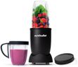 nutribullet Blender 600 Series 7 Piece Kit Black - Powerful 20,000 RPM Extractor - Blends Frozen Fruit, Nuts & Ice - 1 Tall Cup, 1 Short Cup, 1 Handled Ring & 1 Lid - Personal Smoothie Maker