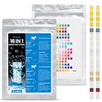 Drinking Water Test Kit, 50 PCS 16 IN 1 Water Testing Strips for Drinking Water, Home Water Quality Test Lead Test Kit for Hardness PH Manganese Nitrate Iron Nitrite Copper Chlorine Mercury & More