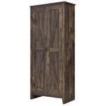 SystemBuild Farmington 31.5" Wide Storage Cabinet, Rustic